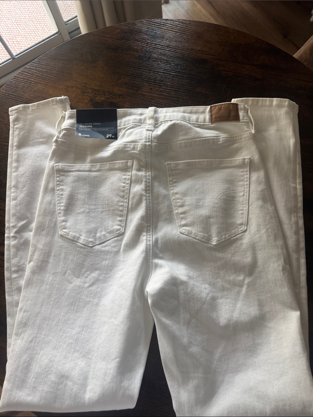 American Eagle Outfitters White  Jeans long size 8
